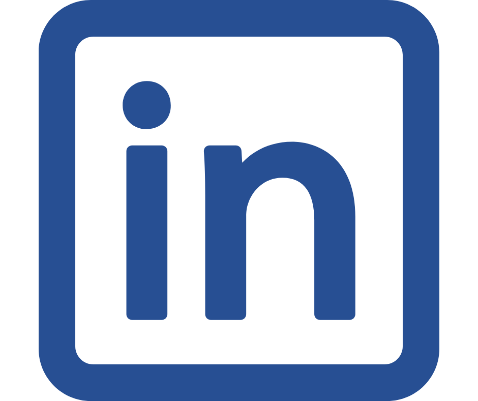 linkedin - modrý
